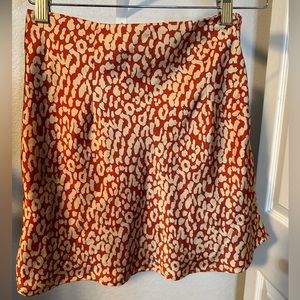 Polly Cheetah Print Skirt
